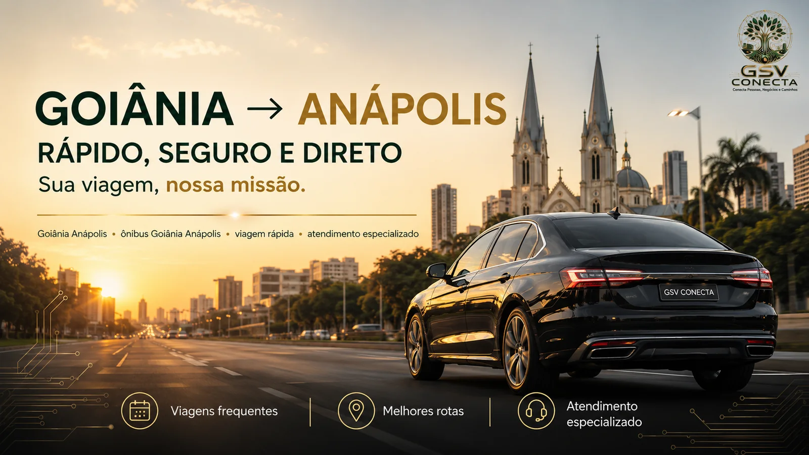 Rota rápida, segura e direta de Goiânia para Anápolis - Goiânia Anápolis, ônibus Goiânia Anápolis, viagem Goiânia Anápolis
